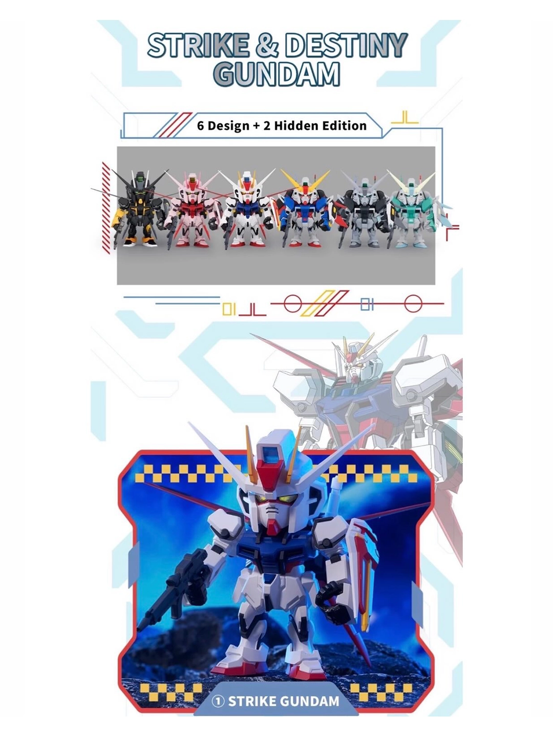 Qmsv Strike & Destiny Gundam Figure Blind Box – ActionCity Thailand