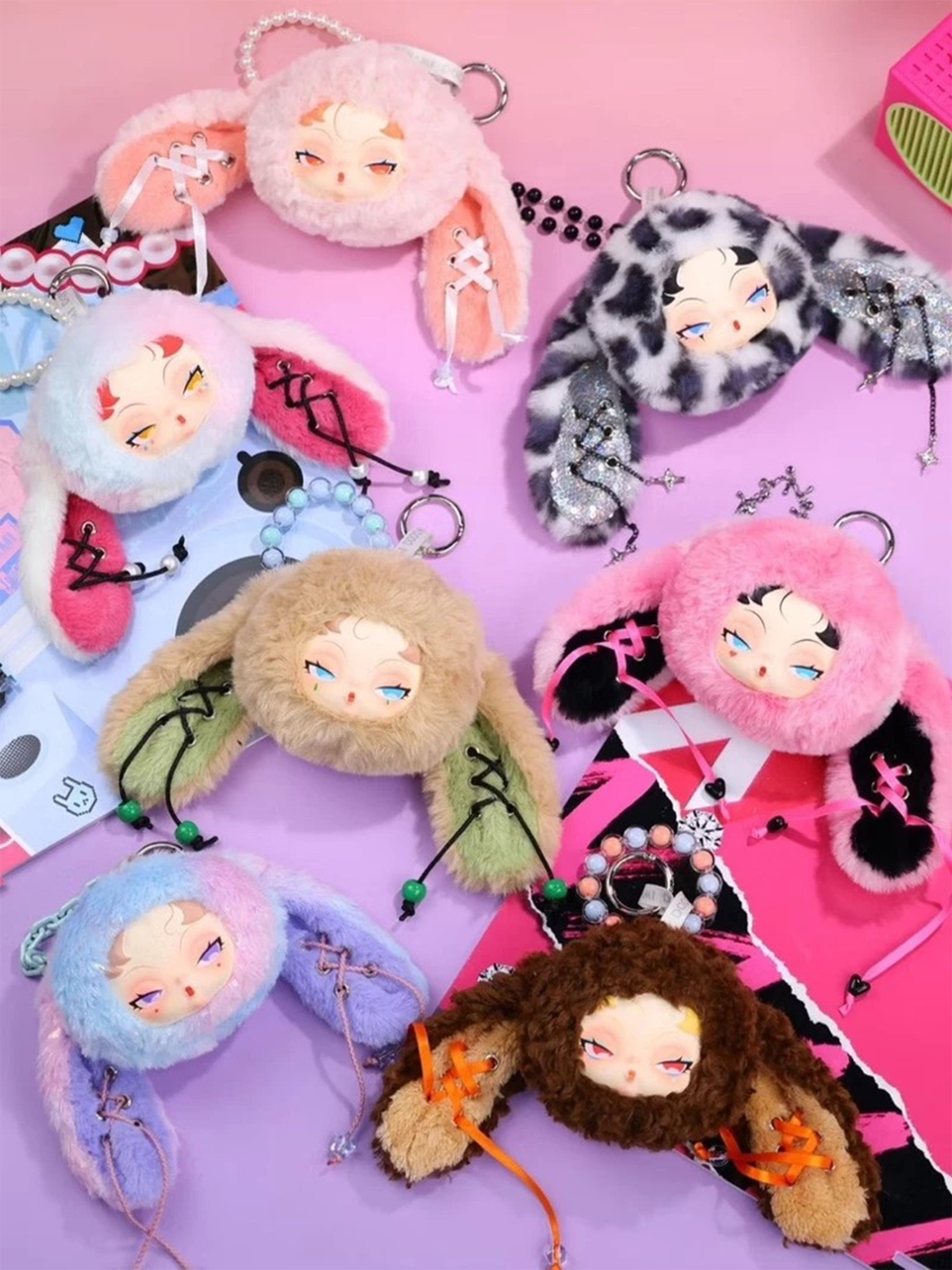 Dodo Nami Twinkle Bunny Plush Keychain – ActionCity Thailand