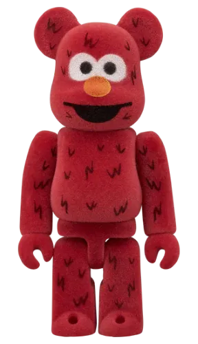 Bearbrick Elmo Flocky Ver. 100％ & 400％