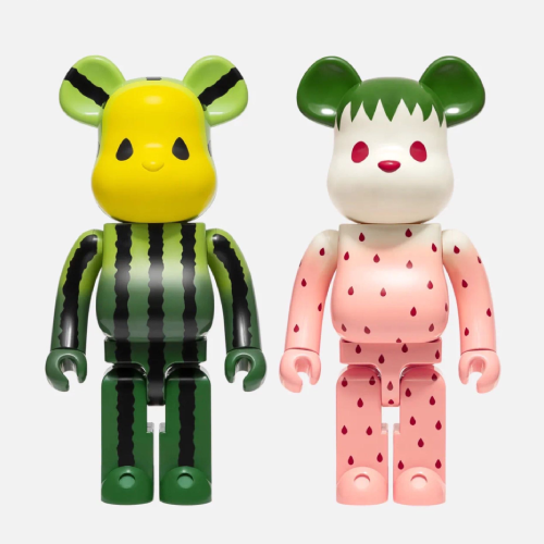 Bearbrick Clot Watermelon & Strawberry 1000% Set