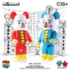 Bearbrick Tofu 1000% (Set of 2)