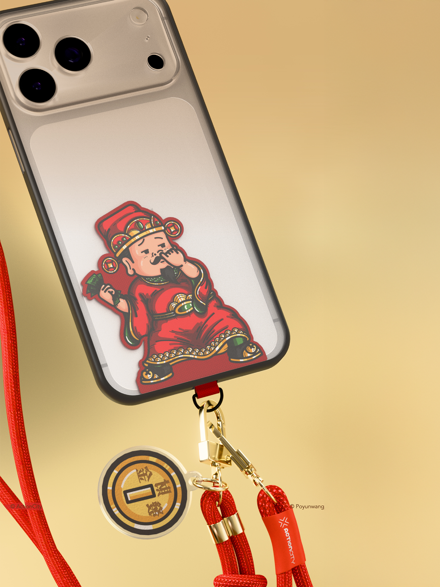 Actioncity X Poyunwang Cny 2026 Phone Straps Blind Box