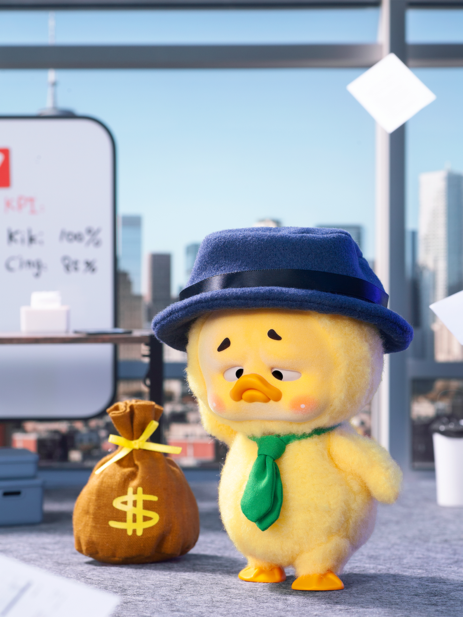 Upset Duck Work Upsets Me V.3 Series Plush Toy Blind Box