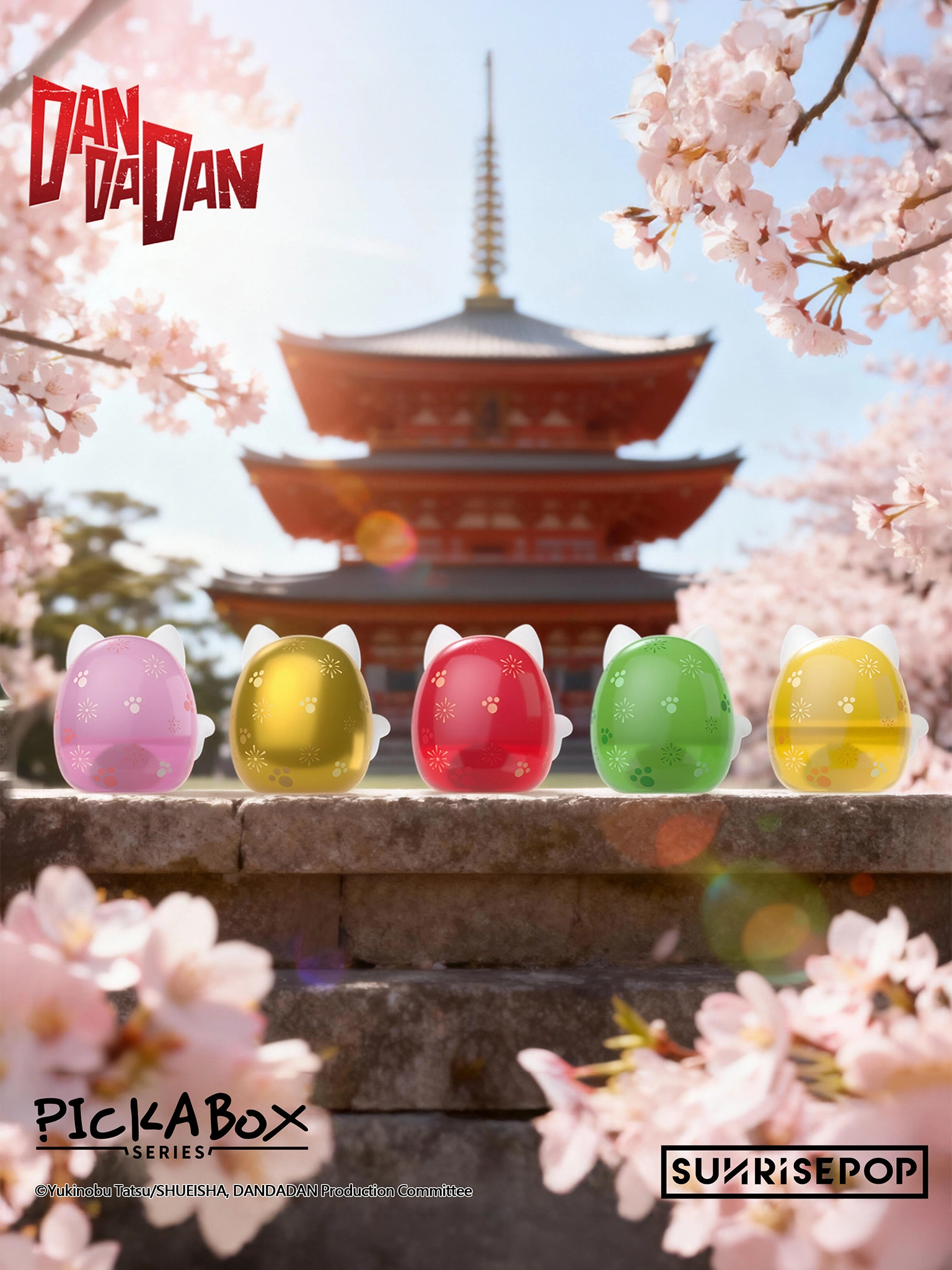 Dandadan Turbobba Maneki Daruma Figure Blind Box