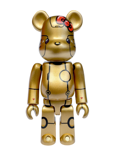 Robot Kitty Bearbrick 100% Gold