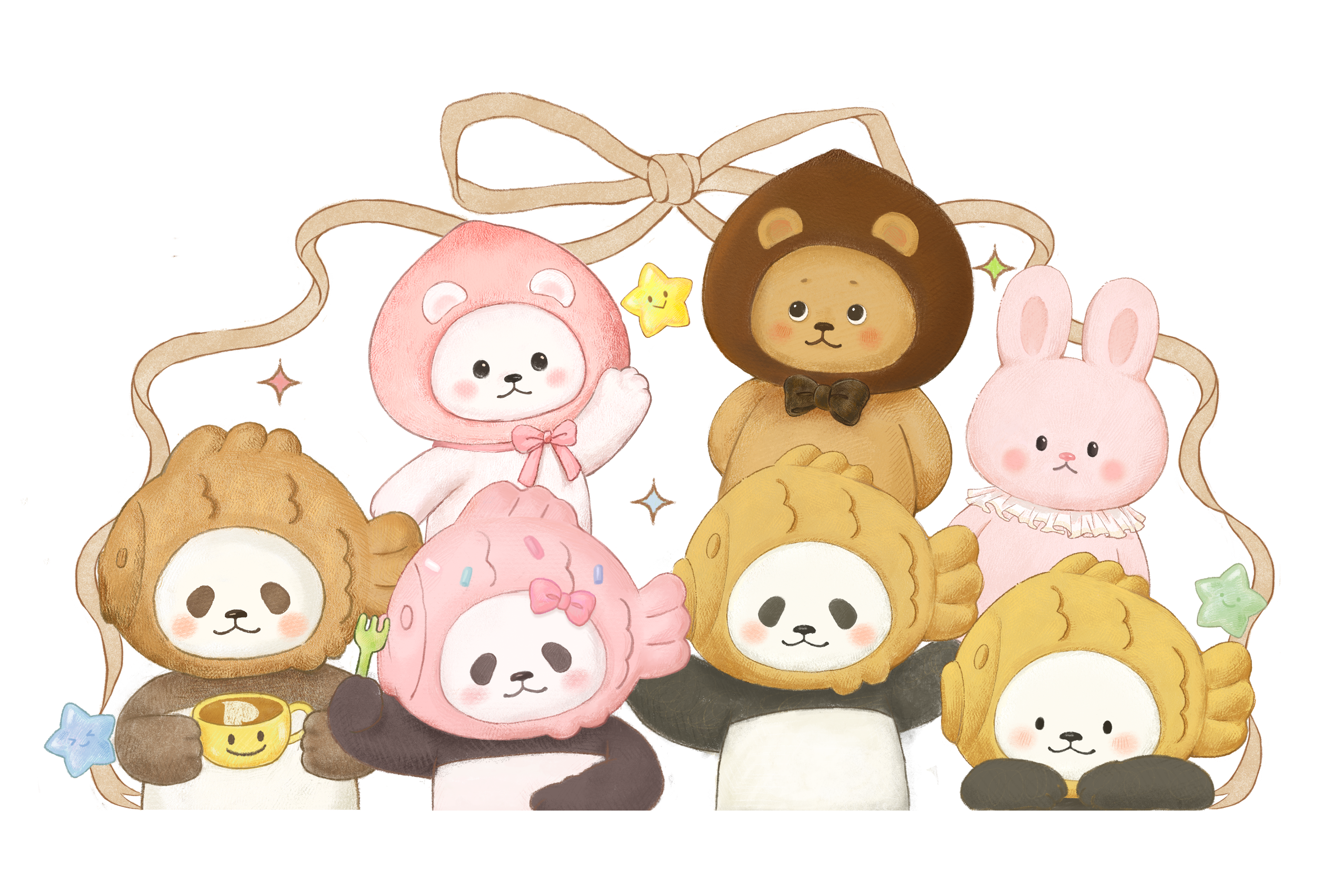 PanPan Stand By Me Series PB Character mystery box (6pcs) Pre-Order