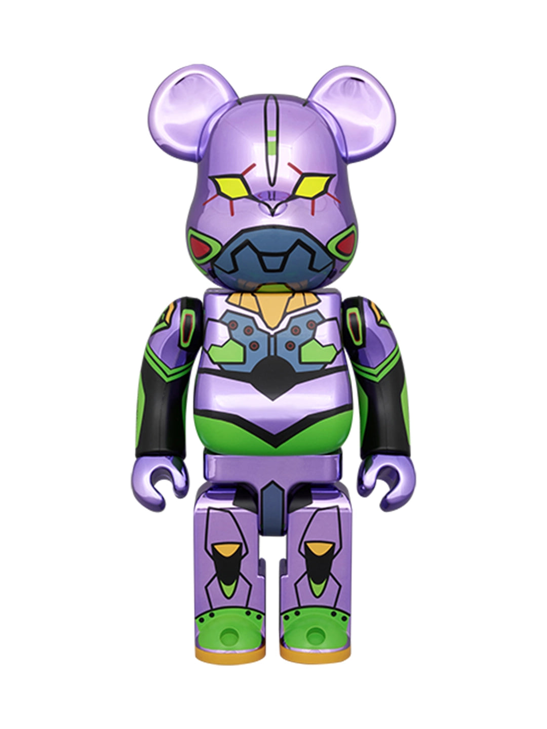 [ Pre-order ] Bearbrick Evangelion Unit-01 ( New Paint Chrome Ver. ) 400%