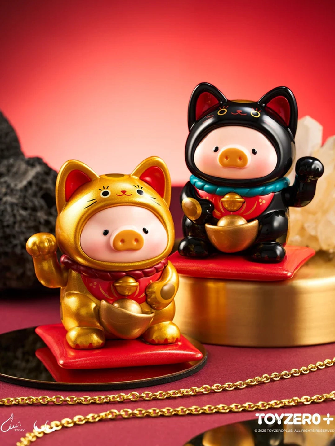 Lulu The Piggy Lucky Cat Figure Blind Box