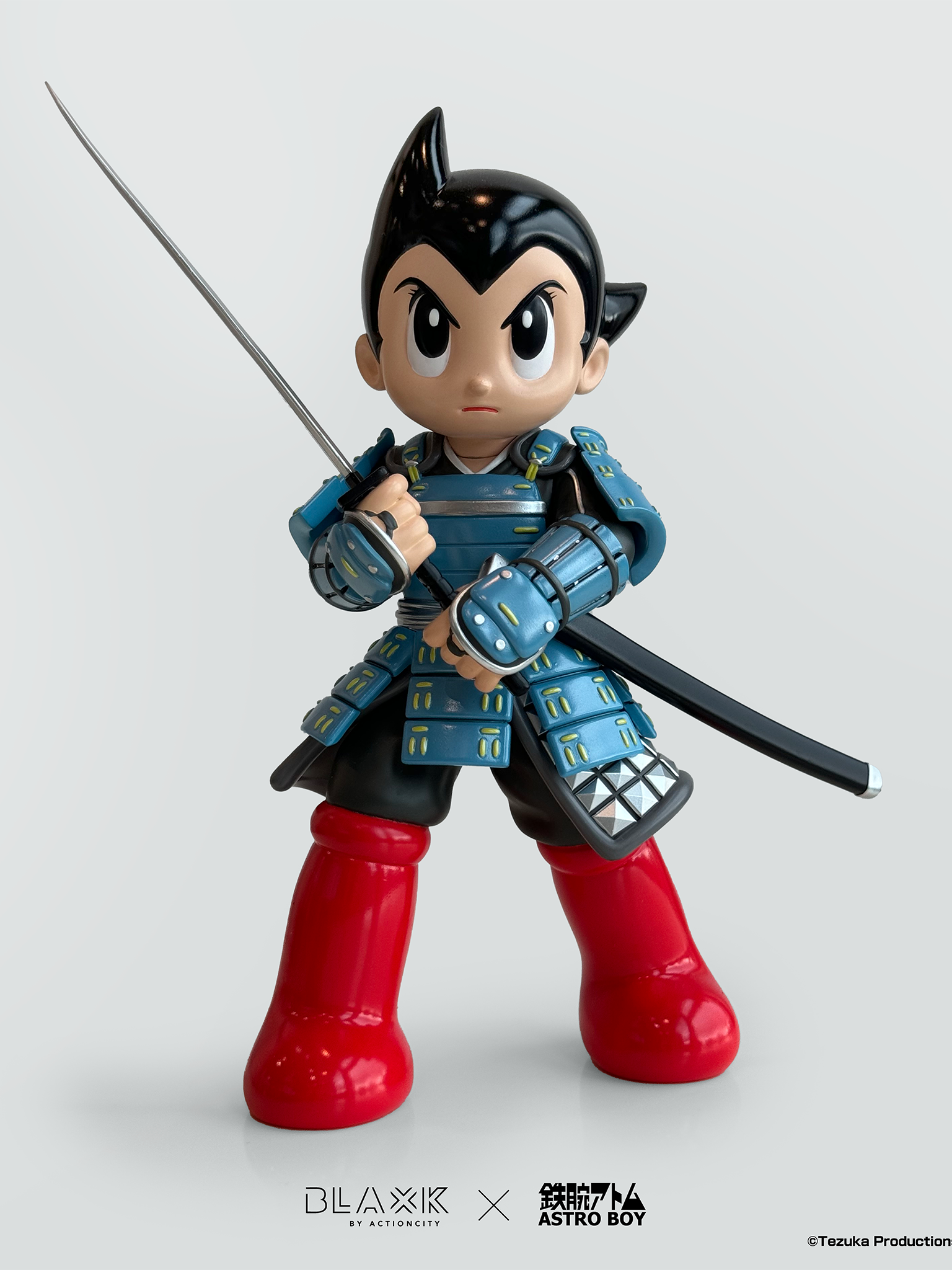 Astro Boy Red Boots Samurai Blue 200%