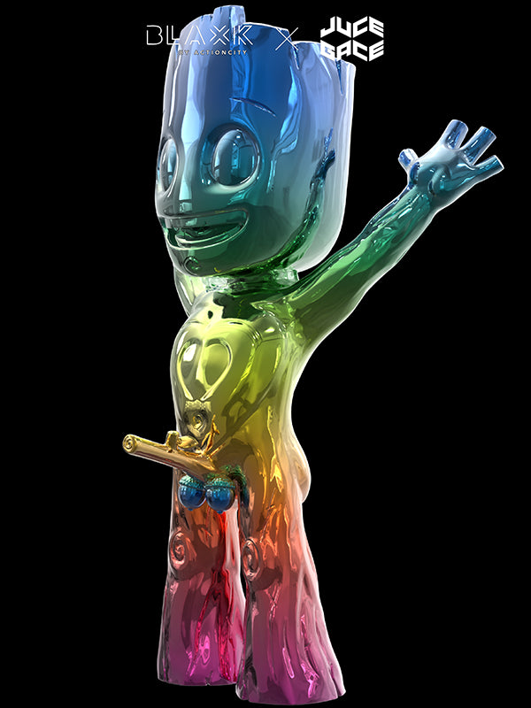 I Am Wood ( Chrome Rainbow ) By Juce Gace 300%