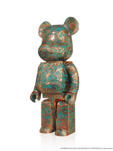 Bearbrick Royal Selangor X Steven Harrington (Green Patina Ver) 400%
