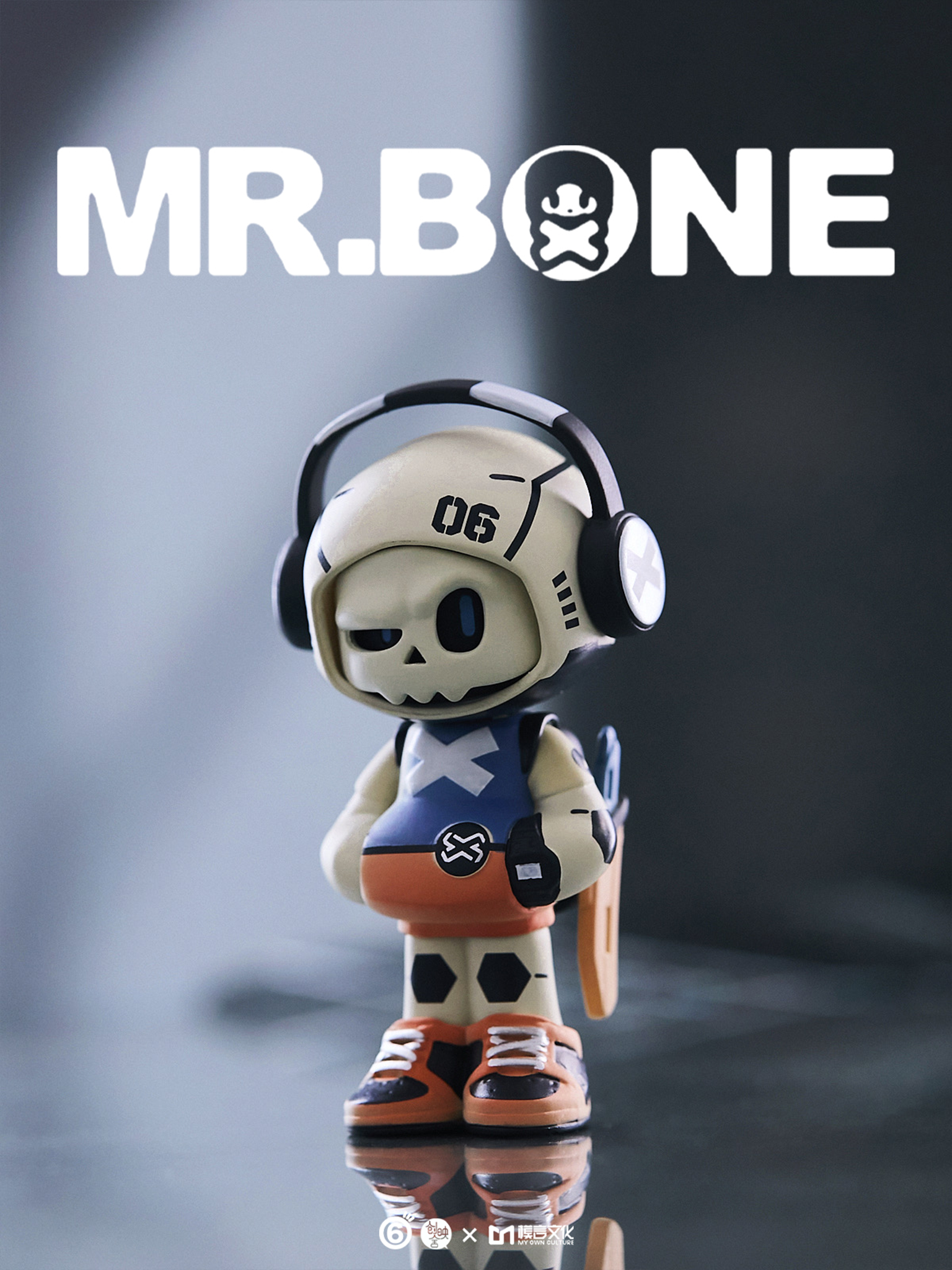 Mr. Bone Mini Magic Heat White Figure 100%