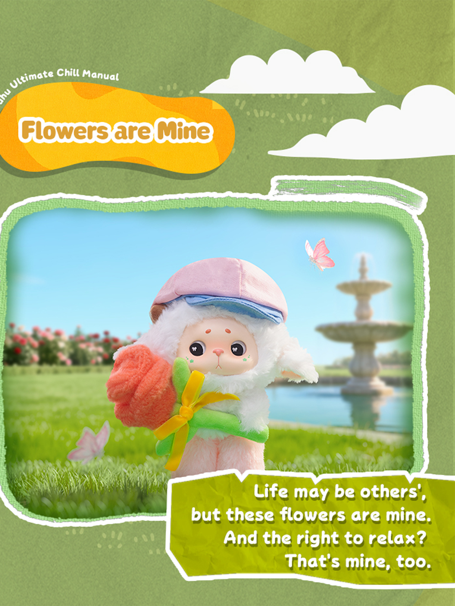 Miehuhu Ultimate Chill Manual Plush Keychain Blind Box