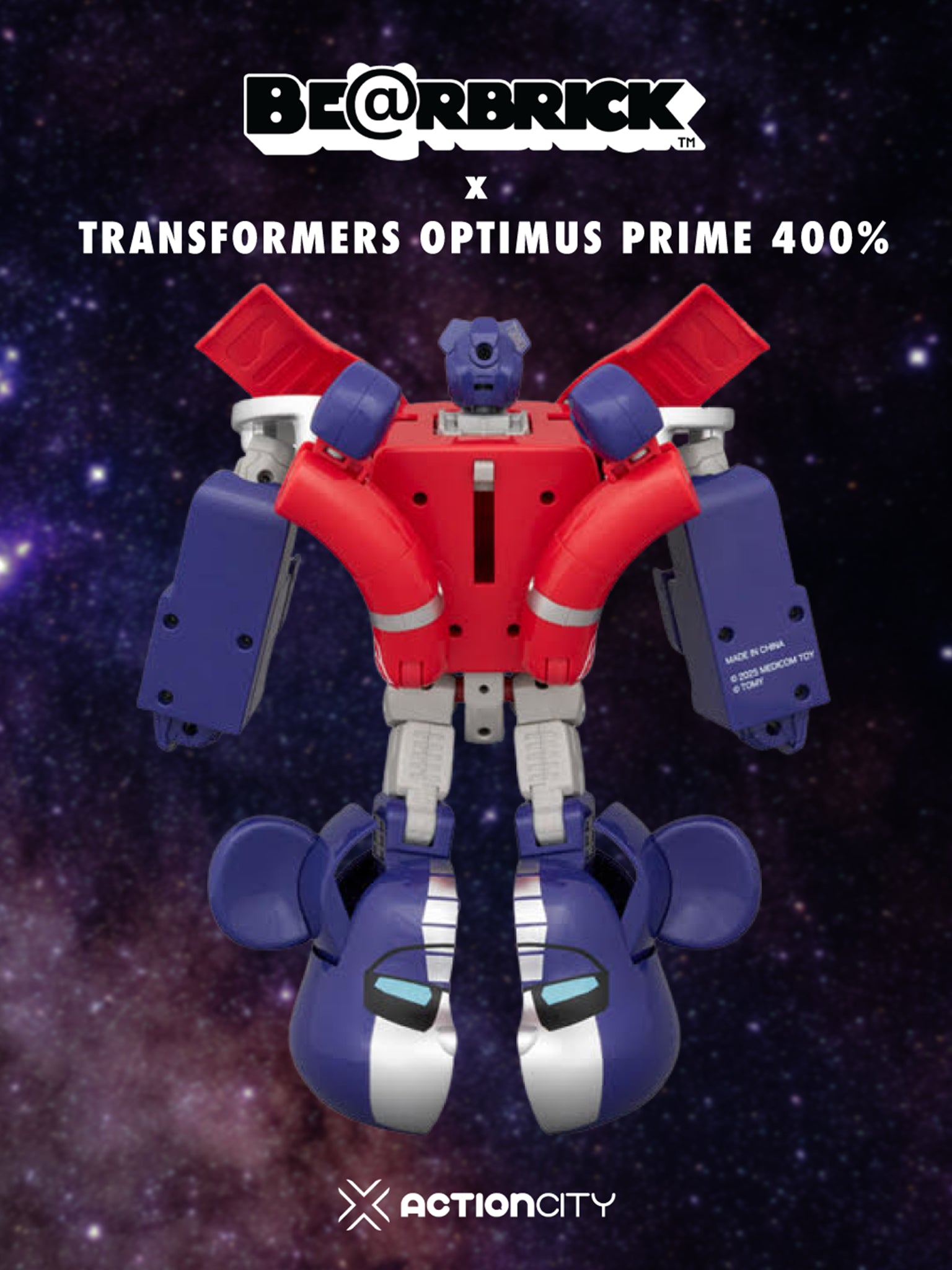 キーホルダー・アクリルキーホルダー BE@RBRICK TRANSFORMERS OPTIMUS PRIME Bearbrick X Transformers Optimus Prime 400％ – ActionCity Thailand