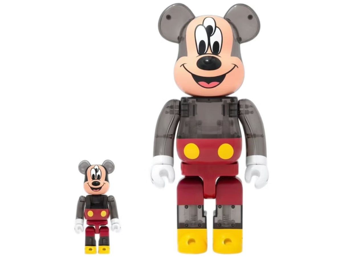 Bearbrick Clot 3-Eyed Mickey Transparent 100% & 400%