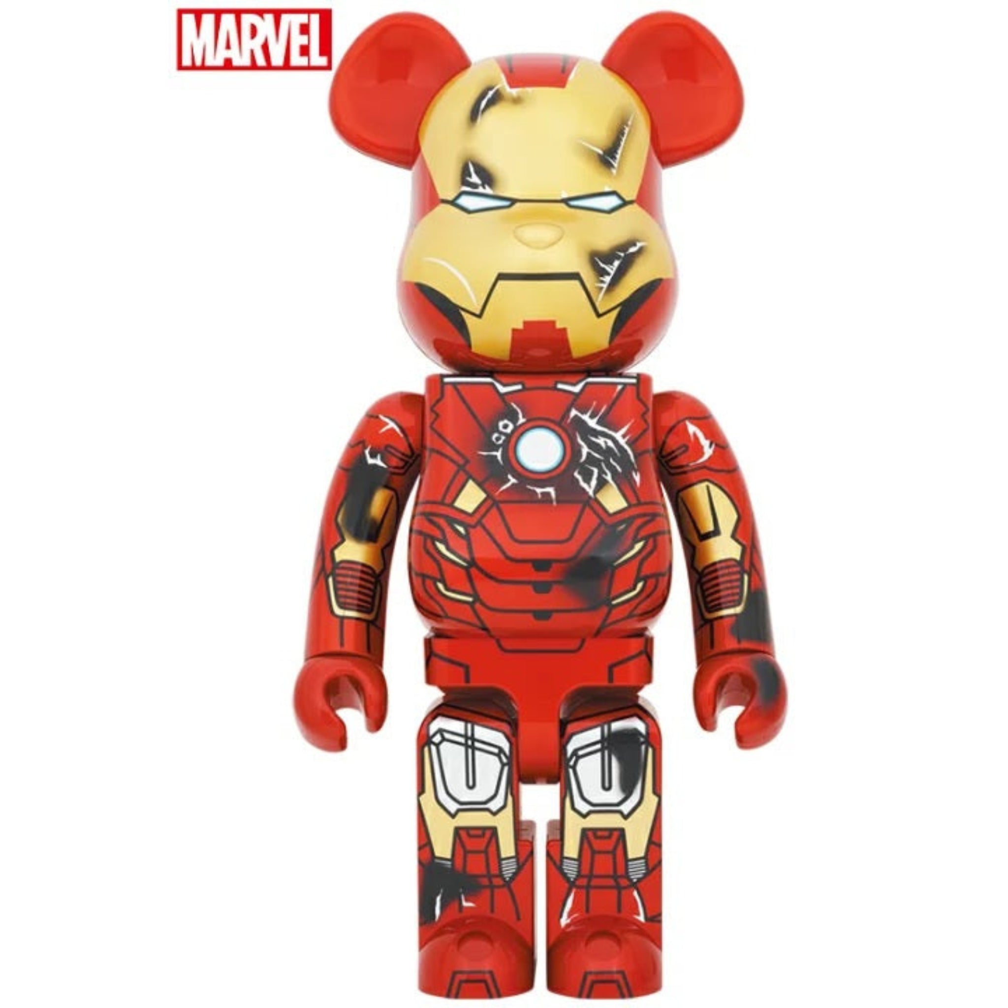 Bearbrick Iron Man Mark Vii Damage Version 1000%