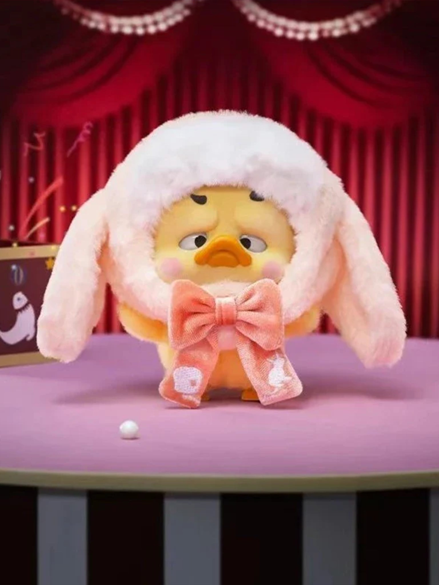 Pocket Upsetduck Crazy Circus Duck Plush Keychain Blind Box