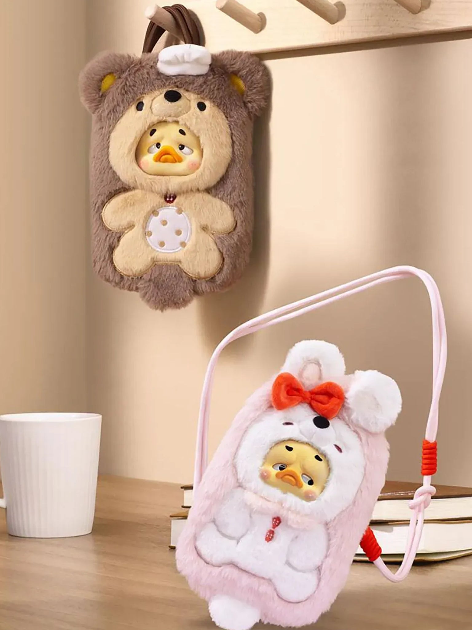 Upset Duck Stay With You Duck Plush Phone Case Blind Box