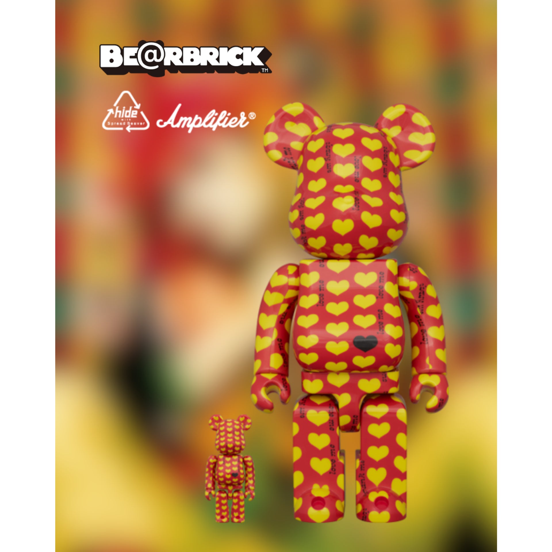 Bearbrick Yellow Heart Reverse 400% & 100% – ActionCity Thailand