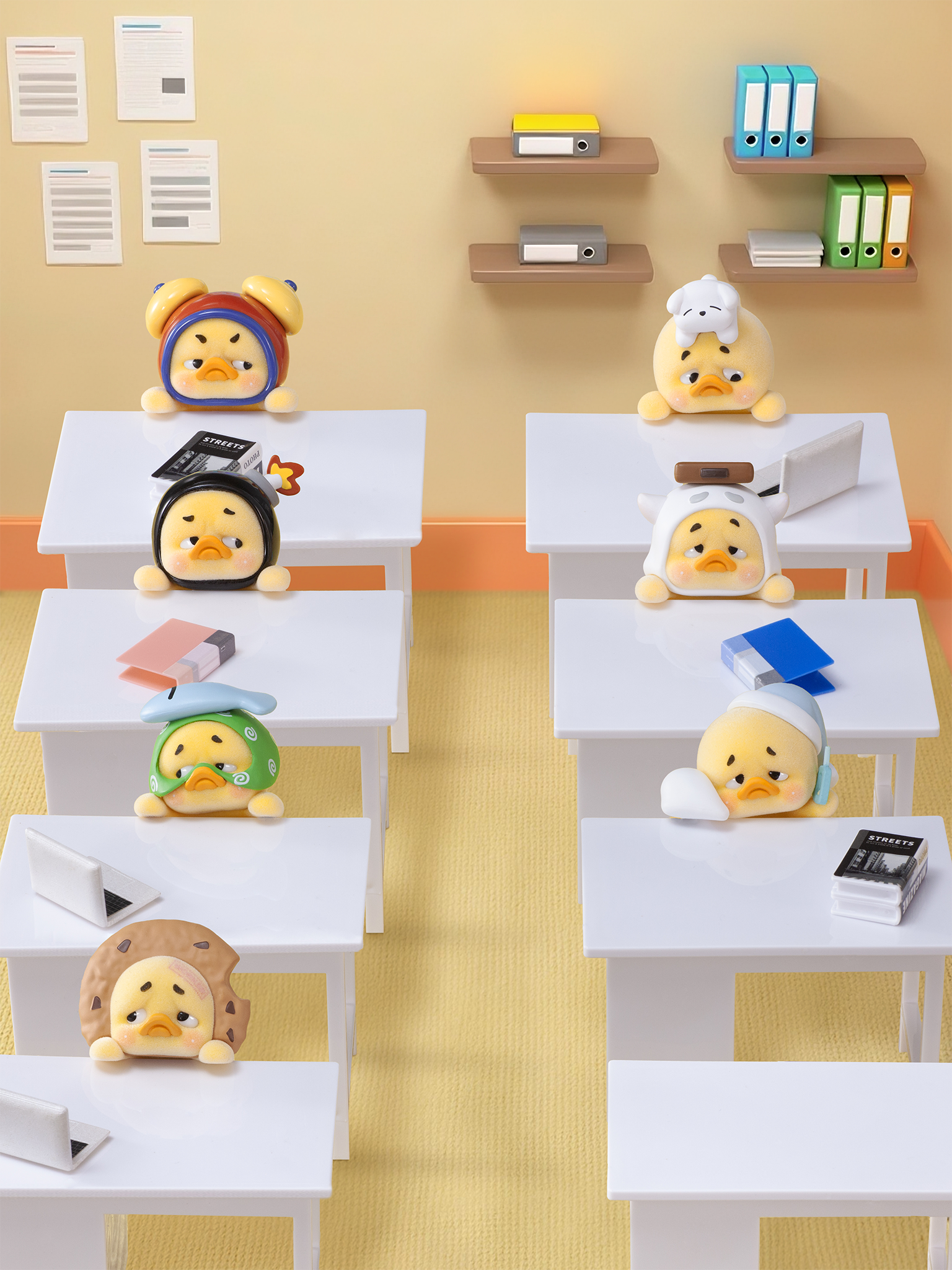 Upset Duck Status Display Duck Blind Box