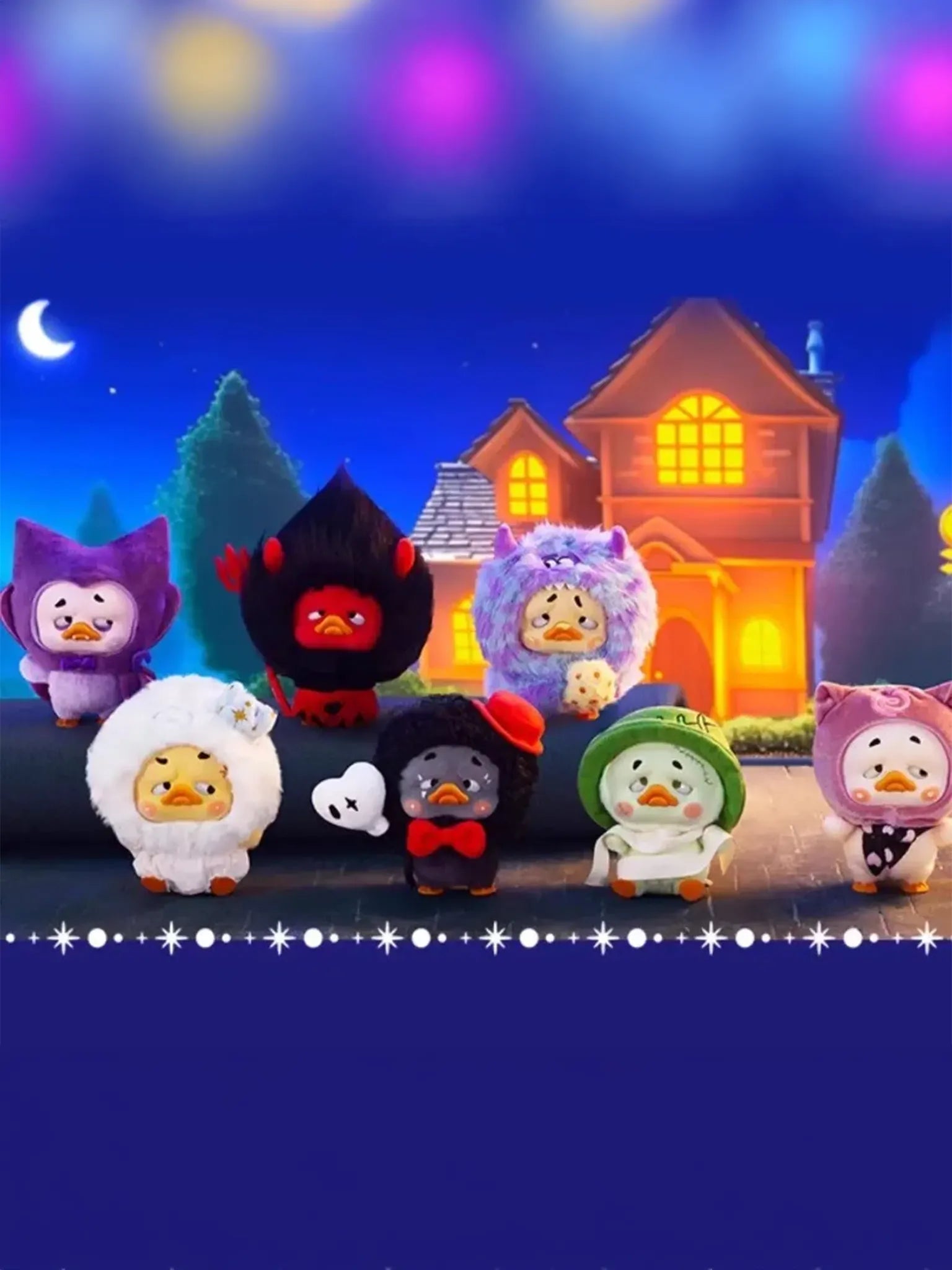 Upset Duck Pocket Colourful Player Duck Plush Keychain Blind Box