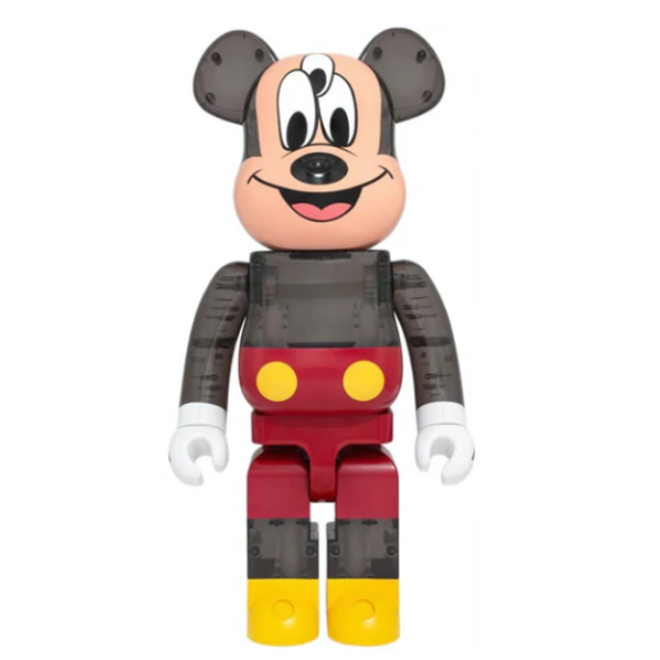 Bearbrick Clot 3-Eyed Mickey Transparent 1000%