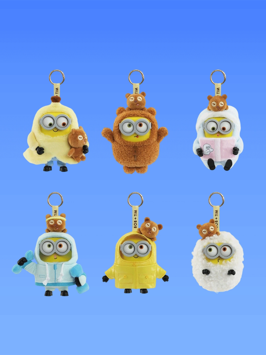 Bob & Tim Best Buddies Forever Plush Keychain Blind Box